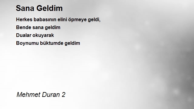 Mehmet Duran 2