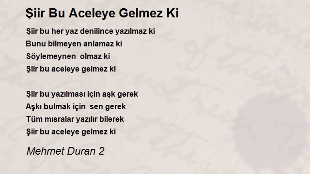 Mehmet Duran 2