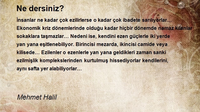 Mehmet Halil