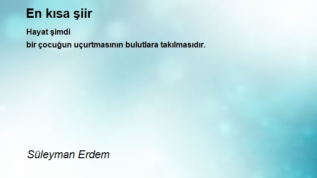 Süleyman Erdem