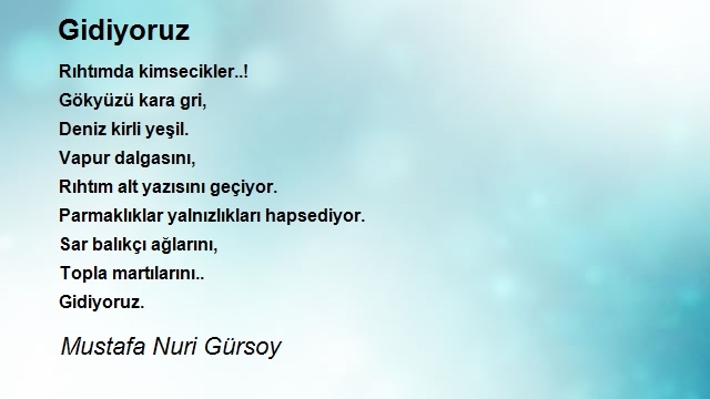 Mustafa Nuri Gürsoy