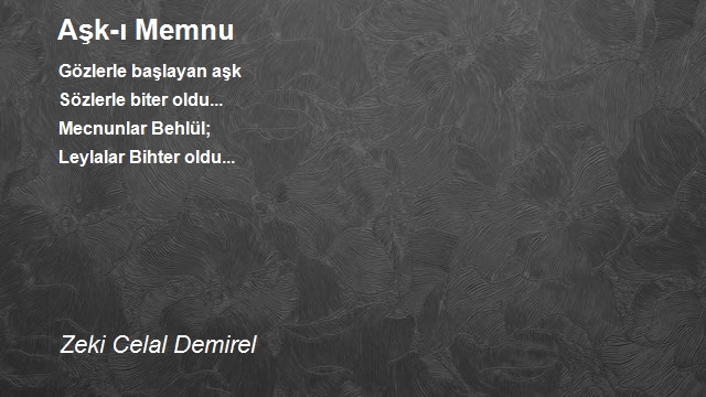 Zeki Celal Demirel