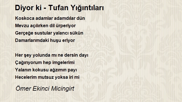 Ömer Ekinci Micingirt