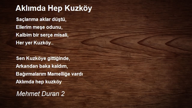 Mehmet Duran 2