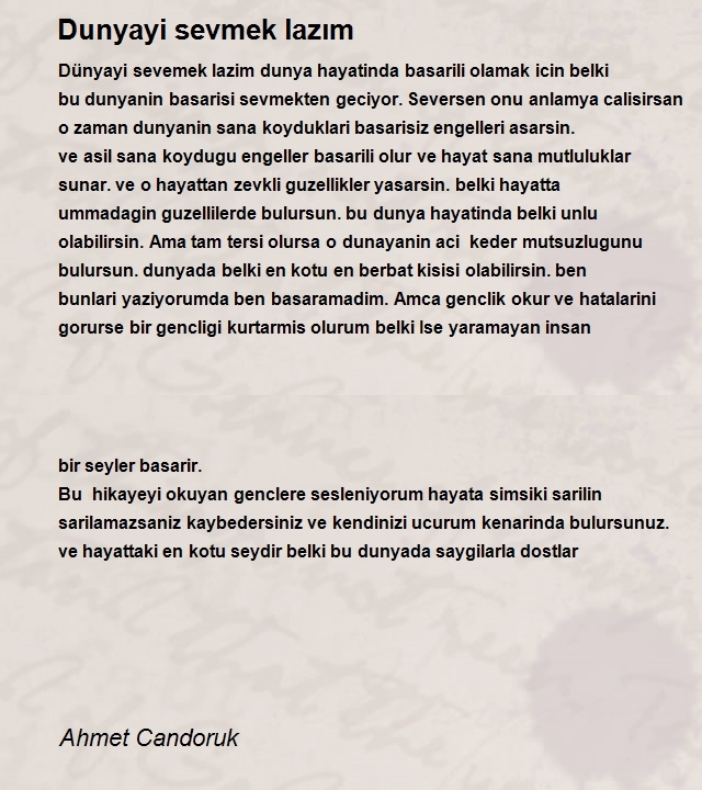 Ahmet Candoruk