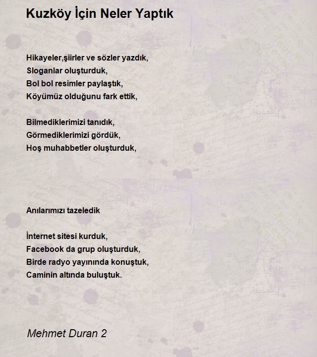 Mehmet Duran 2