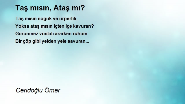 Ceridoğlu Ömer