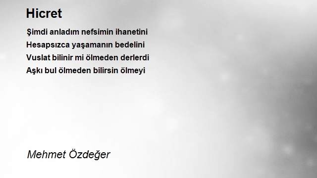 Mehmet Özdeğer