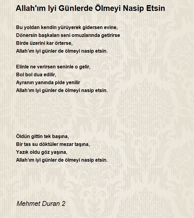 Mehmet Duran 2