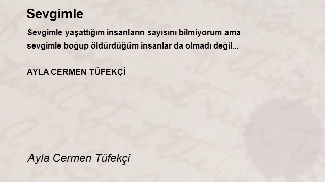 Ayla Cermen Tüfekçi