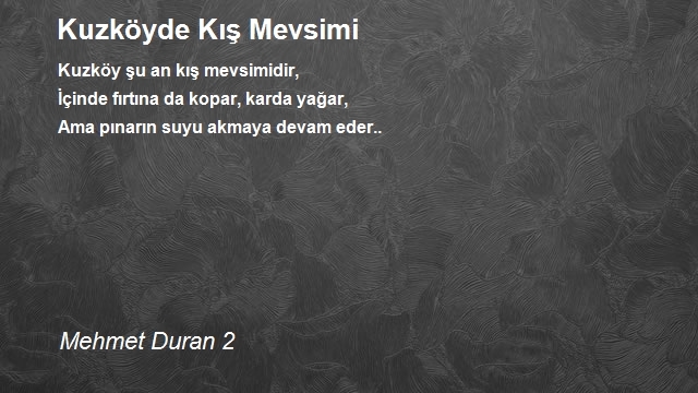 Mehmet Duran 2