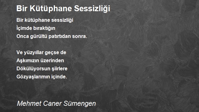 Mehmet Caner Sümengen