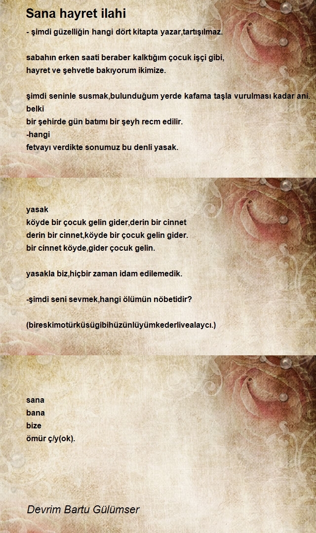 Devrim Bartu Gülümser