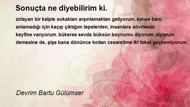 Devrim Bartu Gülümser