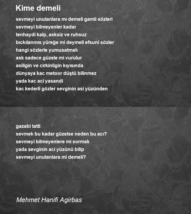 Mehmet Hanifi Agirbas