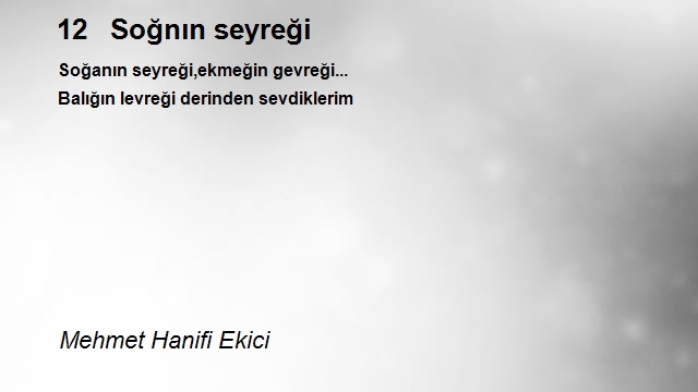 Mehmet Hanifi Ekici