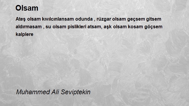 Muhammed Ali Seviptekin