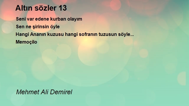 Mehmet Ali Demirel