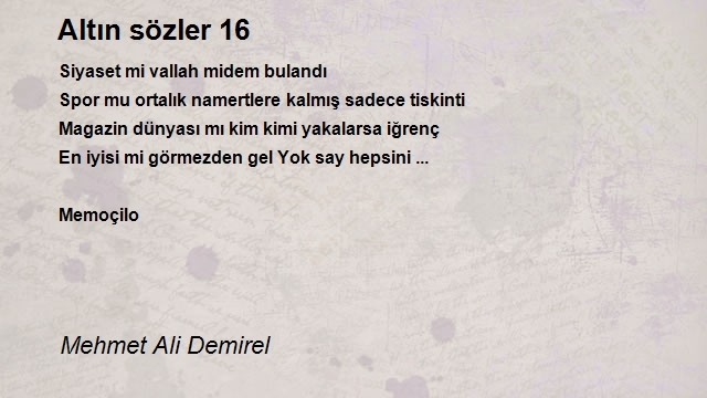 Mehmet Ali Demirel