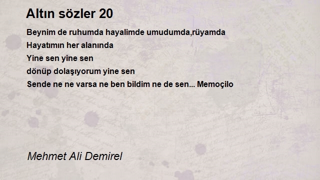 Mehmet Ali Demirel