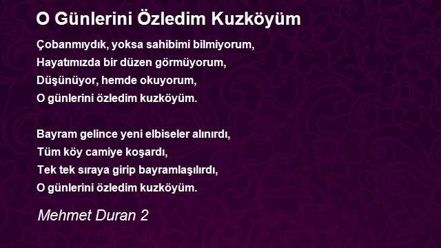 Mehmet Duran 2