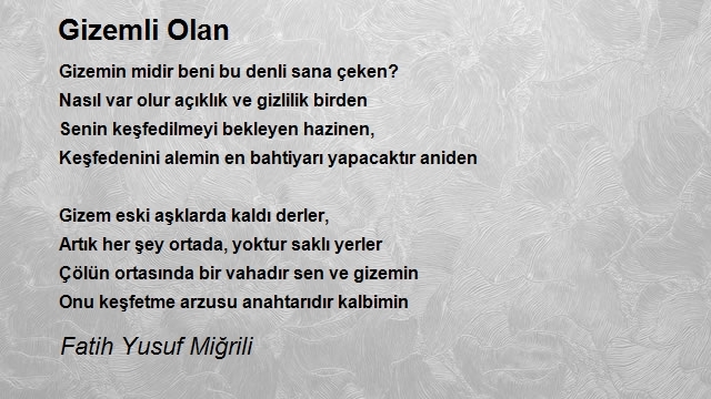 Fatih Yusuf Miğrili