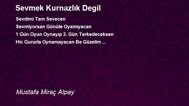 Mustafa Miraç Alpay