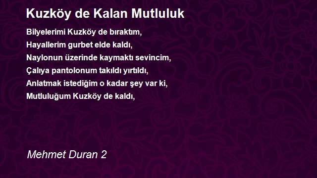 Mehmet Duran 2