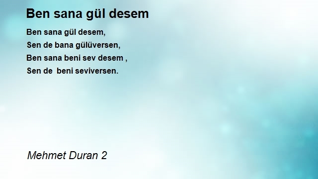 Mehmet Duran 2