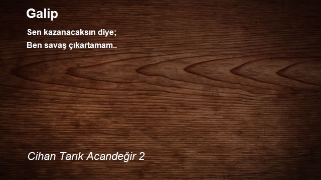 Cihan Tarık Acandeğir 2