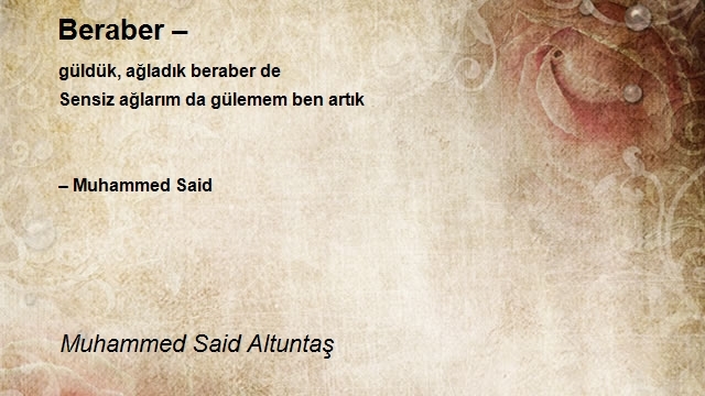 Muhammed Said Altuntaş