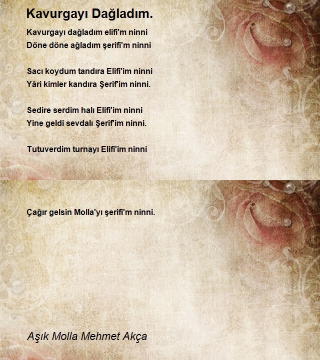 Aşık Molla Mehmet Akça