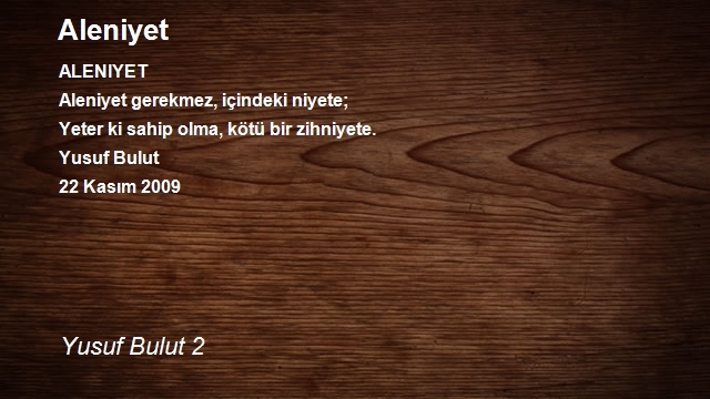 Yusuf Bulut 2