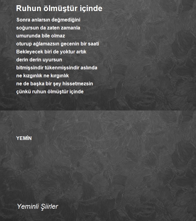 Yeminli Şiirler