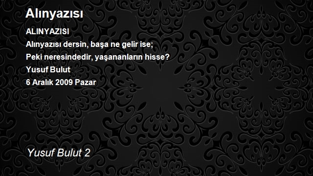 Yusuf Bulut 2