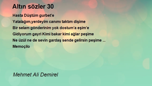 Mehmet Ali Demirel