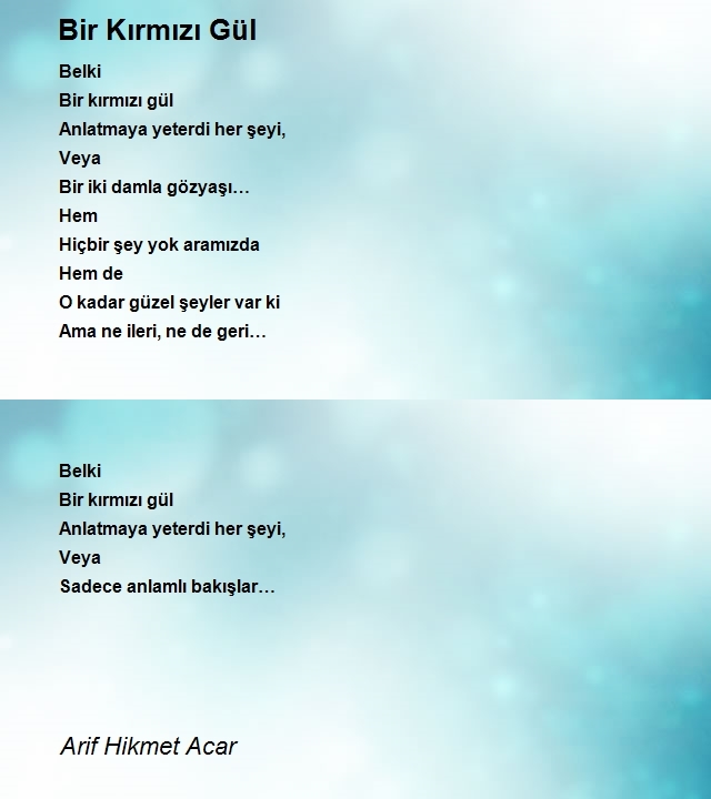 Arif Hikmet Acar