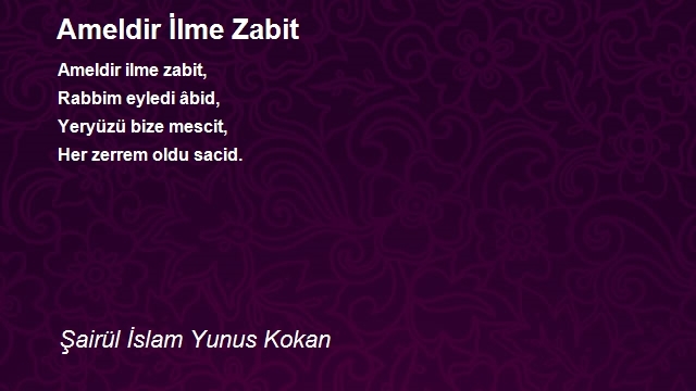 Şairül İslam Yunus Kokan