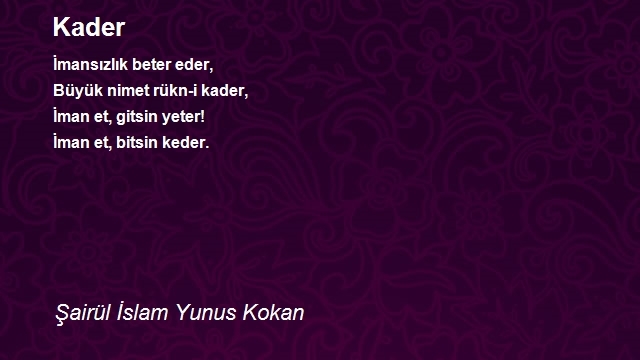 Şairül İslam Yunus Kokan