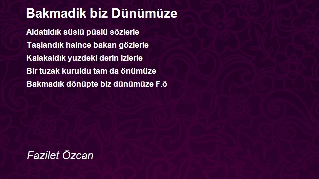 Fazilet Özcan