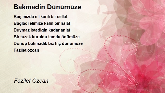 Fazilet Özcan