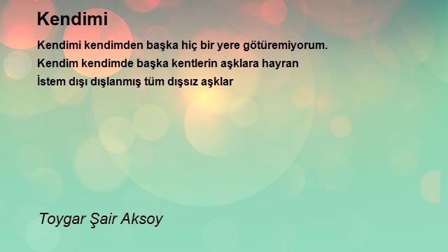 Toygar Şair Aksoy