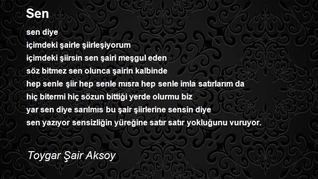 Toygar Şair Aksoy