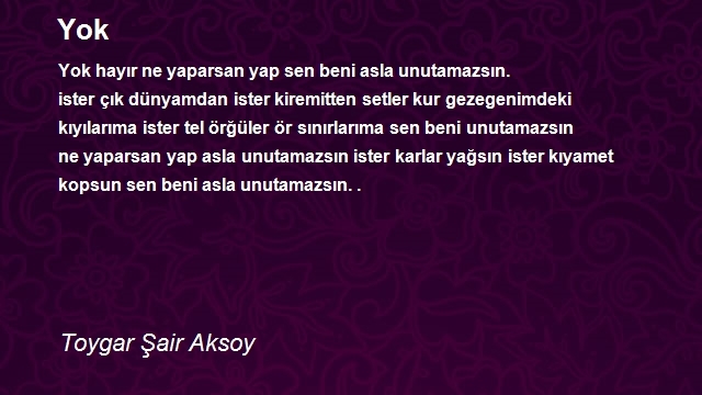 Toygar Şair Aksoy