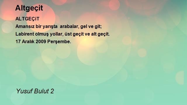 Yusuf Bulut 2