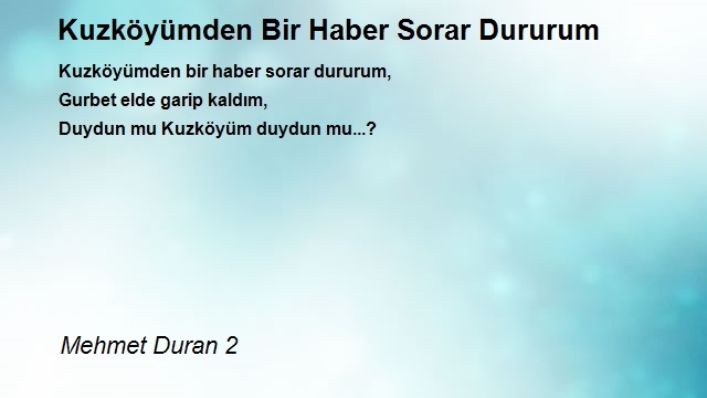 Mehmet Duran 2