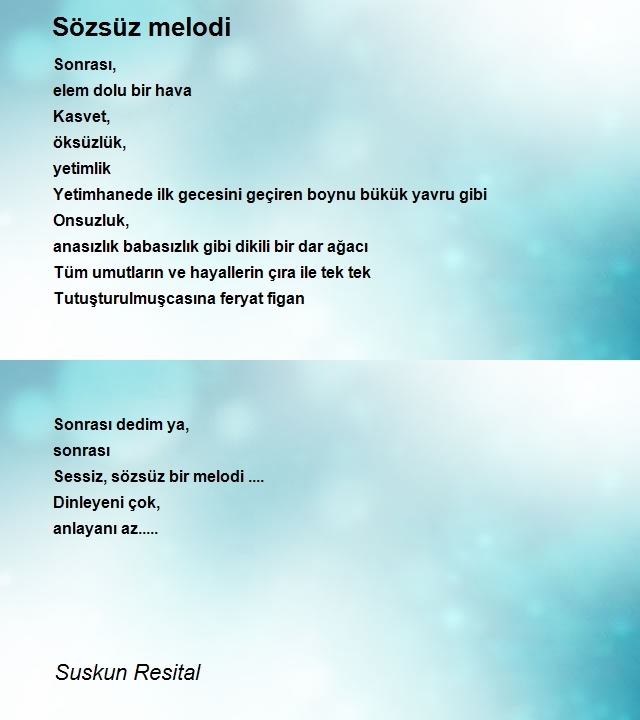 Suskun Resital