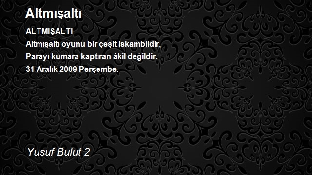 Yusuf Bulut 2