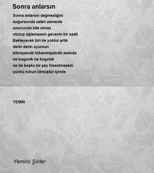 Yeminli Şiirler