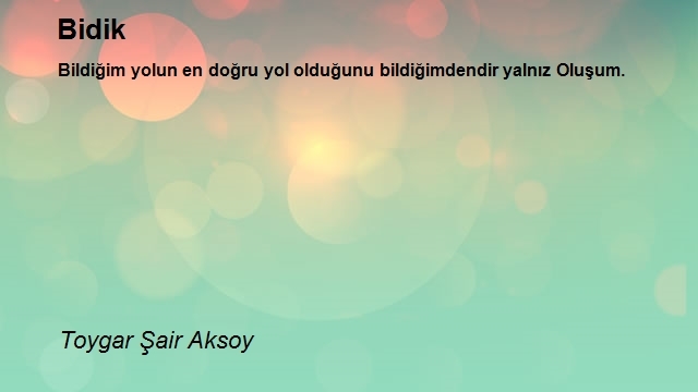 Toygar Şair Aksoy